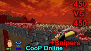 400 Pinky Demons vs 450 Zombies EPIC Showdown INSANE Brutal Doom v21 COOP Battle [upl. by Matt322]