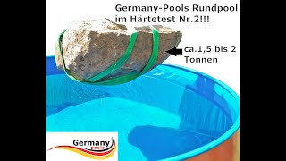 GermanyPools Aufstellpool im Härtetest Nr2 PoolTest [upl. by Ijan]