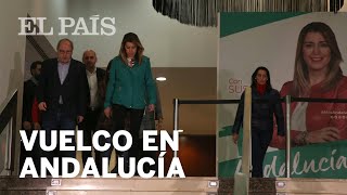 Elecciones andaluzas El PSOE se hunde y la derecha puede formar una mayoría para gobernar [upl. by Athiste]