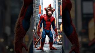 Evolution Of SpiderMonkey avengers short video marvel [upl. by Meill]