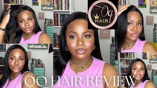 I BOUGHT A VIRAL TIKTOK WIG  OQ HAIR FIRST IMPRESSIONS  20in straight Glueless unit  Wig Review [upl. by Dario]