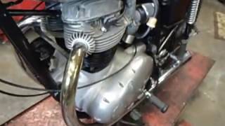 1968 BSA Lightning just tuned up and running well at Olde Iron Cycle Works [upl. by Ulund]