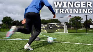 Individual Winger Training Session  Position Specific Training Drills For Wingers [upl. by Hyozo]