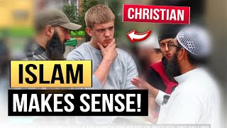 😱📕🔥Shaykh Uthman SHOCKS this CHRISTIAN with Bible Contradictions [upl. by Gare90]