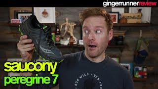 SAUCONY PEREGRINE 7 REVIEW  The Ginger Runner [upl. by Anawd]