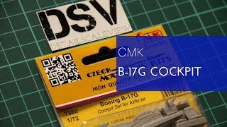 CMK 172 B17G Cockpit Airfix 7380 Review [upl. by Donell]