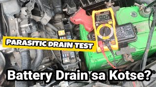 Laging Low Battery Baka may Parasitic Drain ito  How To Check PARASITIC DRAIN using MultiTester [upl. by Enailuj]