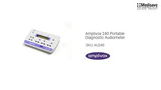 Amplivox 240 Portable Diagnostic Audiometer AU240 [upl. by Telford]