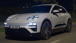 PORSCHE MACAN 2024 DRIVING at night  IMPRESSIVE Matrix LED lights amp details [upl. by Eustasius]