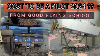 Total Cost to be an airline PilotCPL in 2024   From good flying school in India [upl. by Amend802]