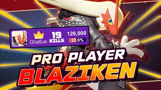 How a PRO Player DOMINATES the GAME with Blaziken  126K SoloQ Ranked Gameplay  Pokemon UNITE [upl. by Ennywg263]