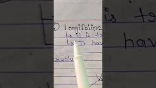 Longifolene  Synthesis of longifolene synthesis of some complex molecules  MSc [upl. by Oremodlab]