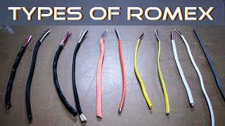 Different Types of Romex Wire or NM Electrical Cable [upl. by Caton869]