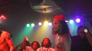 Waka Flocka KISSES GROUPIE IN THE MOUTH AND JUMPS OFF STAGE TO FIGHT A HATER SHOW TURNS INTO BRAWL [upl. by Herstein518]