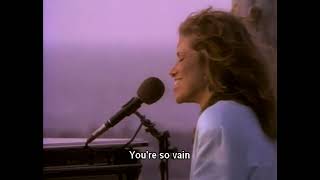 Carly Simon  Youre so vain Live 1987 with Subtitles [upl. by Aleiram]