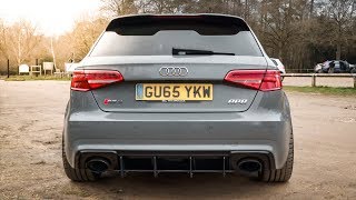 440 BHP APR Tuned Audi RS3 [upl. by Aihseuqram86]