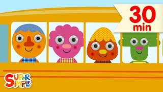 The Wheels On The Bus  featuring Noodle amp Pals   More Kids Songs from Super Simple Songs [upl. by Assirual155]