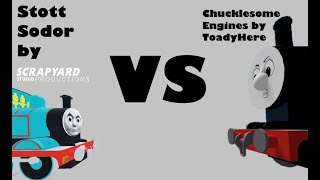 Stott Sodor VS Chucklesome Engines [upl. by Judenberg720]