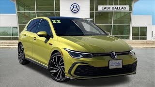 Used 2022 Volkswagen Golf GTI Dallas TX Garland TX P124551  SOLD [upl. by Ntsyrk]