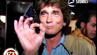 Michael Landon announces he has cancer on ET [upl. by Kcaj]