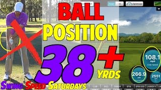 Driver Ball Position For Distance  Add 38 Yards [upl. by Lalla368]