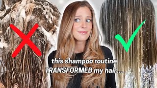 The Shampoo Routine That TRANSFORMED My Hair How to Shampoo like a Pro for Scalp  Hair Health [upl. by Evvy]