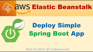 AWS Elastic Beanstalk  Deploy Simple Spring Boot Application [upl. by Dafodil]