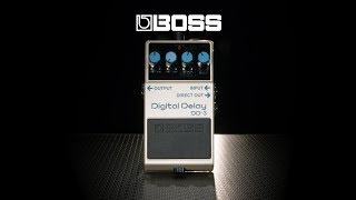 Boss DD3 Digital Delay Pedal  Gear4music demo [upl. by Ntisuj]