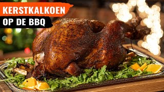 Kalkoen op de BBQ een klassieker voor tijdens de kerst ☃️ 🎄 [upl. by Corney]