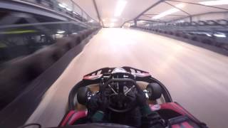 Go Pro Laps of TeamSport Sheffield  Indoor Go Karting [upl. by Natanoj]