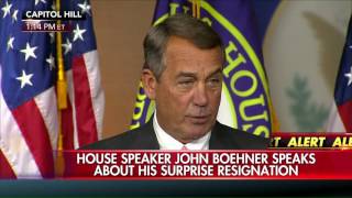 John Boehner announces resignation from Congress [upl. by Ralyat]