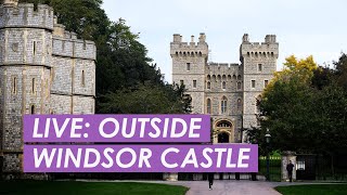 LIVE Outside Windsor Castle After Kate Cancer Announcement [upl. by Sybille]