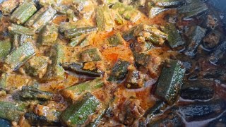 Masala bhindi recipe  Dhaba style masala dahi bhindi recipe  Easy and simple bhindi masala recipe [upl. by Aidahs]