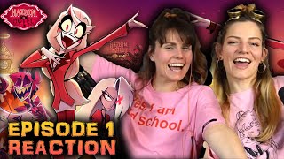 Hazbin Hotel Episode 1 REACTION [upl. by Lynnelle]