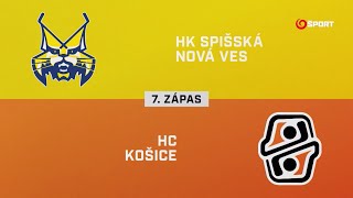 7 zápas semifinále playoff Spišská Nová Ves – Košice 21 HIGHLIGHTY [upl. by Nonez897]