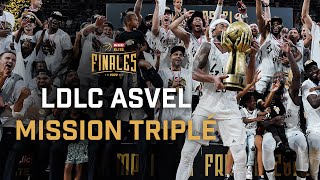 LDLC ASVEL  Mission Triplé  Le doc au coeur du titre de LyonVilleurbanne  LNB Officiel [upl. by Aivital]