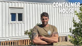 Hombre Construye Increíble Casa Contenedor DIY Paso a Paso  Vivienda sostenible Inicio a Fin [upl. by Vary397]