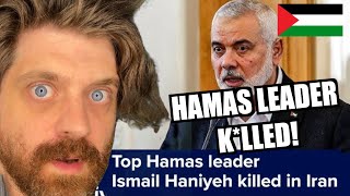 HAMAS LEADER ASSASSINATED IN IRAN [upl. by Batory]