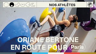 Escalade  Oriane Bertone en route pour Paris [upl. by Lieberman]