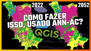 Estimativa de Cenário Futuro de Uso e Cobertura da Terra com RNA no QGIS Através do Plugin MOLUSCE [upl. by Nivrag]