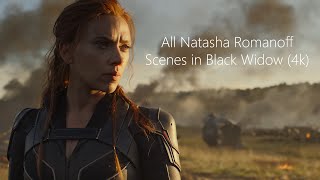 All Natasha Romanoff Scenes  Black Widow 4K ULTRA HD [upl. by Friedrick]