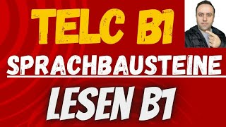 TELC B1 Sprachbausteine  Lesen B1  Deutsch lernen [upl. by Nho87]