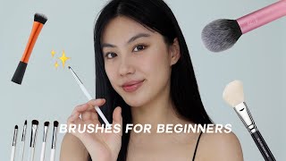 Top 10 Affordable Makeup Brushes For Beginners [upl. by Hannah]