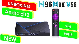 H96 Max Android 12 Unboxing TV BOX RK3566 v56 [upl. by Luis]