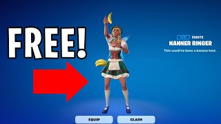 How To Get The FREE quotNaner Ringerquot EMOTE in Fortnite [upl. by Paul]