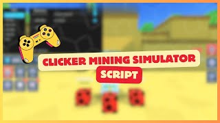 quotClicker Mining Simulator Script  Auto Click Auto Farm Infinite Gems ⛏️💎quot [upl. by Trevorr597]