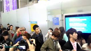 EXOK 인천 공항 Incheon Airport 130315 To Bangkok [upl. by Hsilgne]