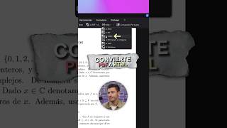 Como Convertir PDF a HTML en Menos de 1 Minuto shorts [upl. by Demp]