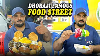 Dhoraji Food Street  Bahadurabad Food Street Gola Gandaa chaat india food available karachi [upl. by Pokorny]