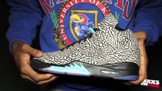 Review Air Jordan 5  Elephant Print 3Lab5 [upl. by Kaltman510]